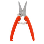 Stainless, serrated blade, floral bunch cutter shears