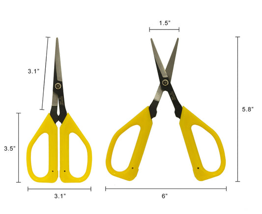 Trimming Scissors, bent handle