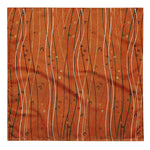 Sebastian & Clementine Orange Shima-Shima Bandana For Dogs and Cats