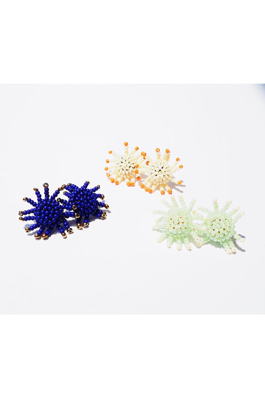 Beaded Sunburst Earring
