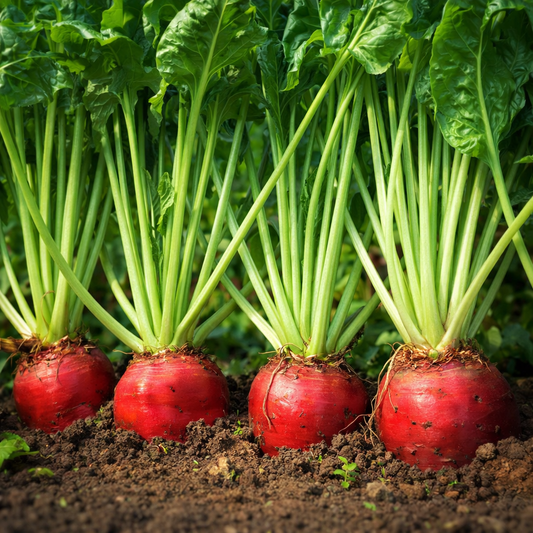 Red Mammoth Fodder Beet Seeds – Giant Beets for Livestock Feed & Edible Greens