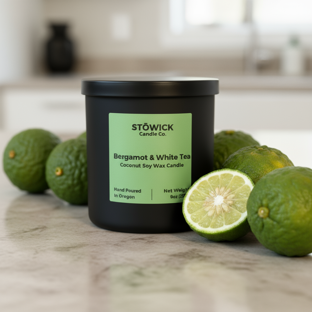 Bergamot And White Tea Tumbler Candle