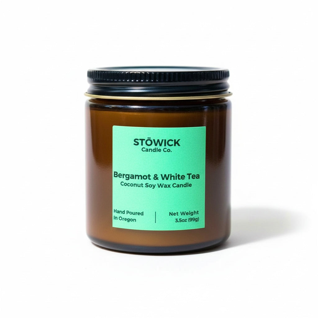 Bergamot And White Tea Mini Candle