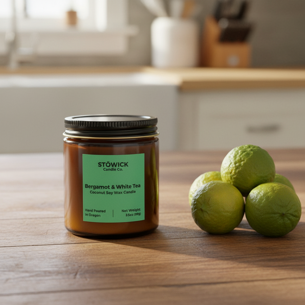 Bergamot And White Tea Mini Candle