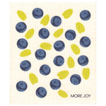Blueberries Swedish dishcloth | Blue and green