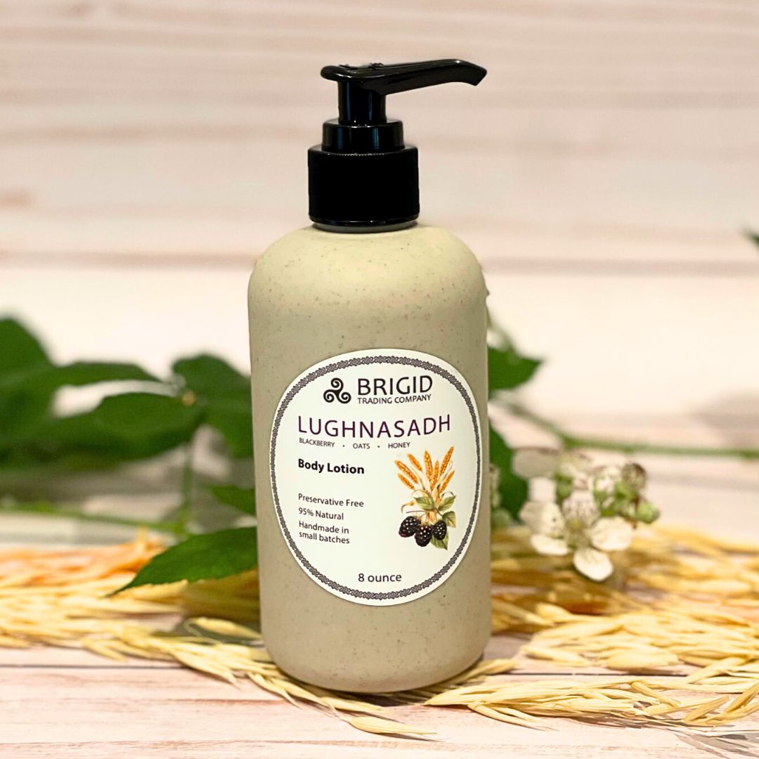 Lughnasadh Natural Body Lotion – Blackberry, Oats & Honey, Paraben-Free