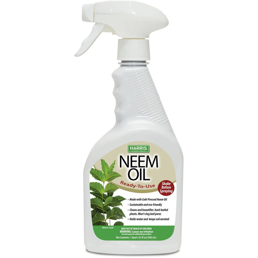 Harris Neem Oil Spray for Plants, Cold Pressed Ready to Use - 32 oz