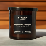 Butterscotch And Sandalwood Tumbler Candle