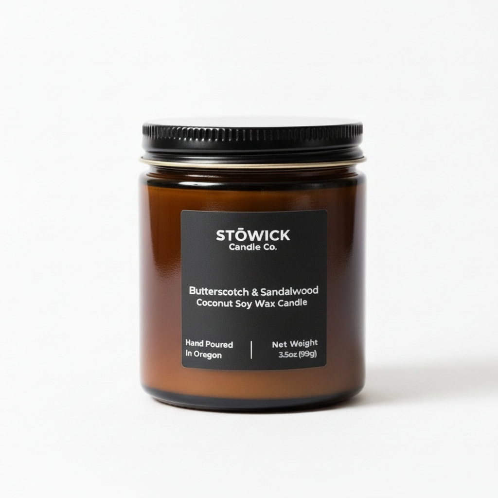Butterscotch & Sandalwood Mini Candle