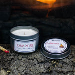 Campfire Soy Wax Candle - Mesquite, Cedarwood, and Campfire Smoke