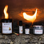 Campfire Soy Wax Candle - Mesquite, Cedarwood, and Campfire Smoke