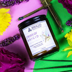 Imbolc Soy Wax Candle - Heather, Rose, Narcissus & Vetiver