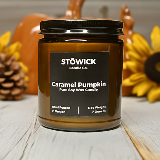 Caramel Pumpkin Jar Candle