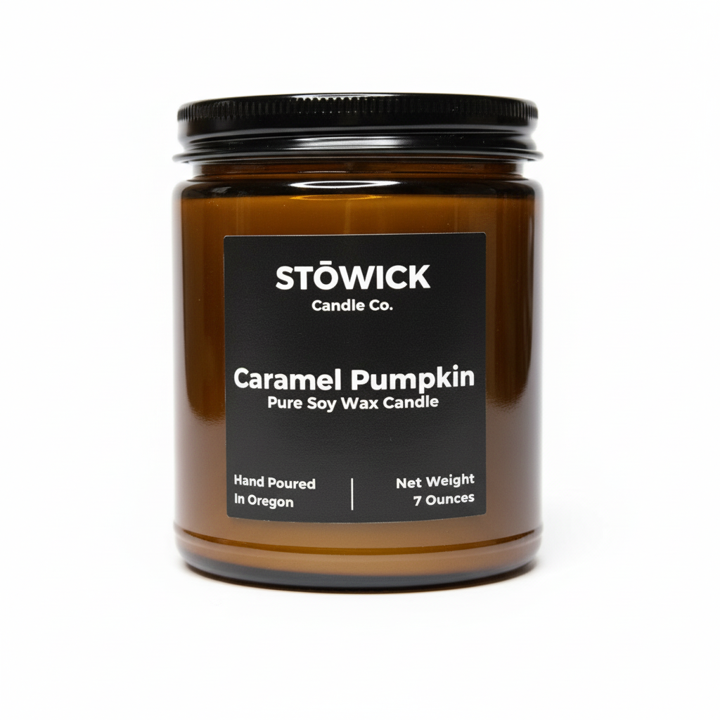 Caramel Pumpkin Jar Candle