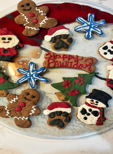 Whimiscal Organic Christmas Dog Cookie Box