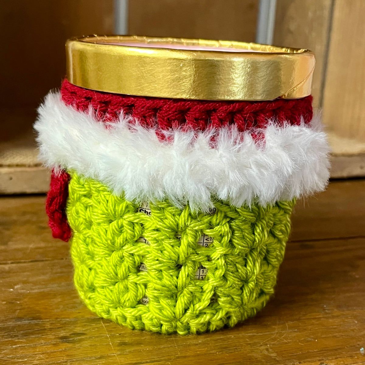 Grinch Inspired Ice Cream Pint Cozy