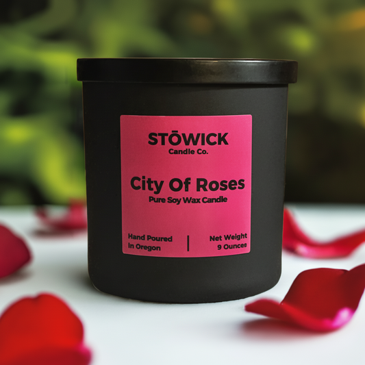 City Of Roses Tumbler Candle