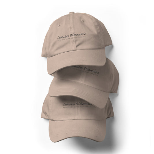 Sebastian & Clementine Classic Dad Hat for Pet Lovers