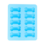 Country Living Bone-Shaped Silicone Baking Tray (10-Cavity Mold) – for Homemade Dog Treats, Candy, Cookies, Chocolate, and Ice Cubes