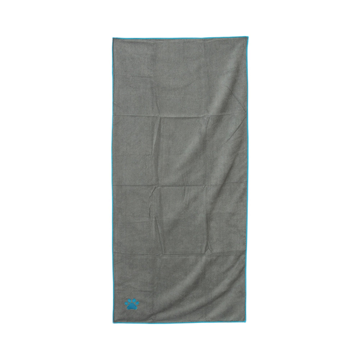 Country Living Large Gray Microfiber Dog Bath Towel, 48 × 22 in
