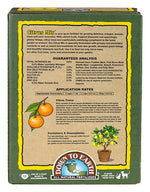 Down to Earth™ Citrus Mix™ 6-3-3 OMRI Listed®  (5lb)