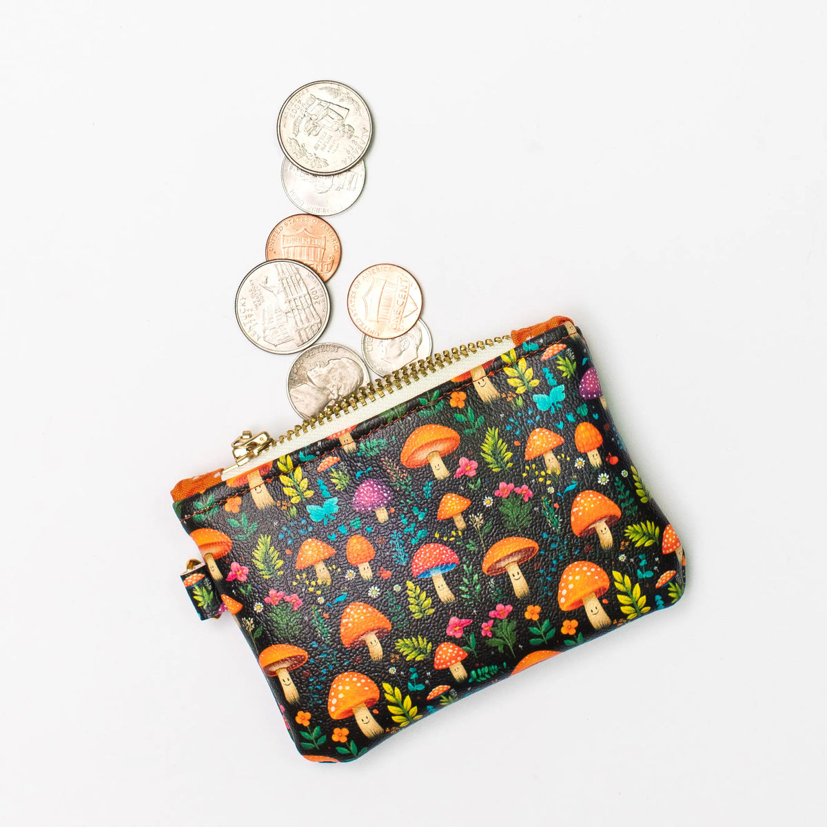 Mushroom Forest Cute Coin Purse – Perfect for Change