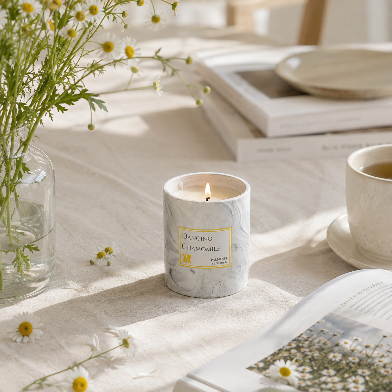 Dancing Chamomile Soy Wax Candle