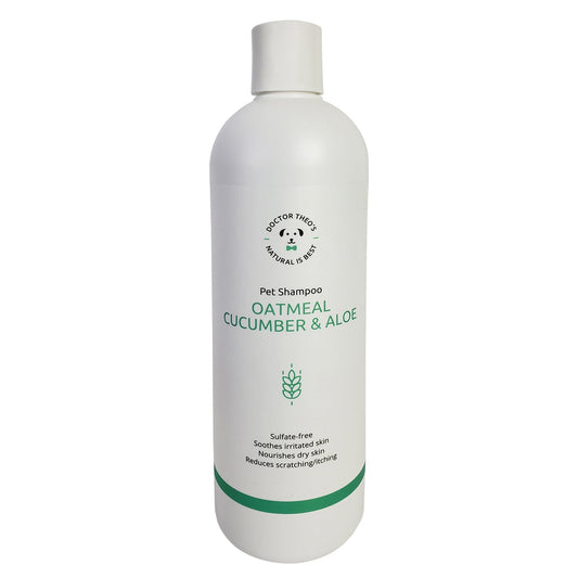 Dr. Theo’s Dog Shampoo with Oatmeal, Cucumber & Aloe, 16 oz