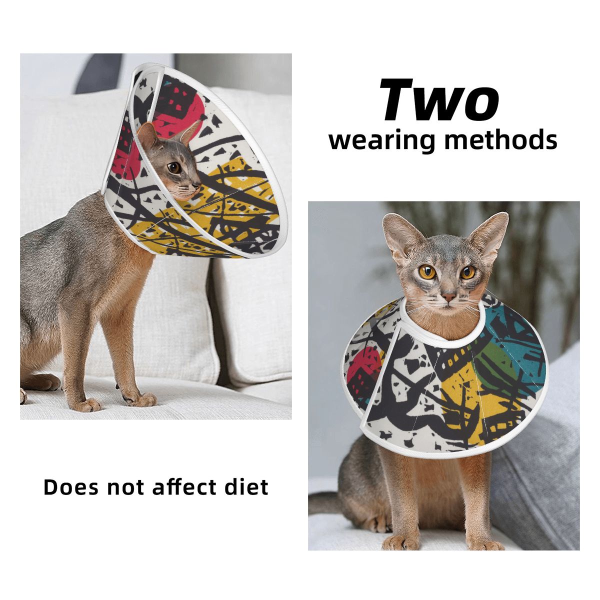Sebastian & Clementine Small Worlds V Pet Elizabethan Collar