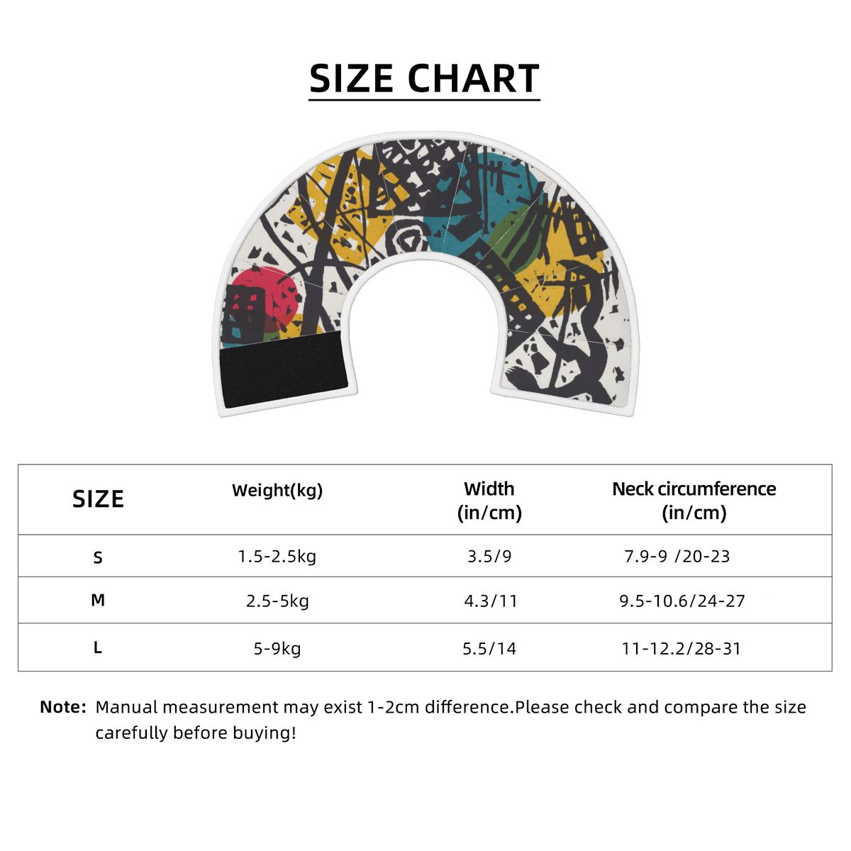 Sebastian & Clementine Small Worlds V Pet Elizabethan Collar