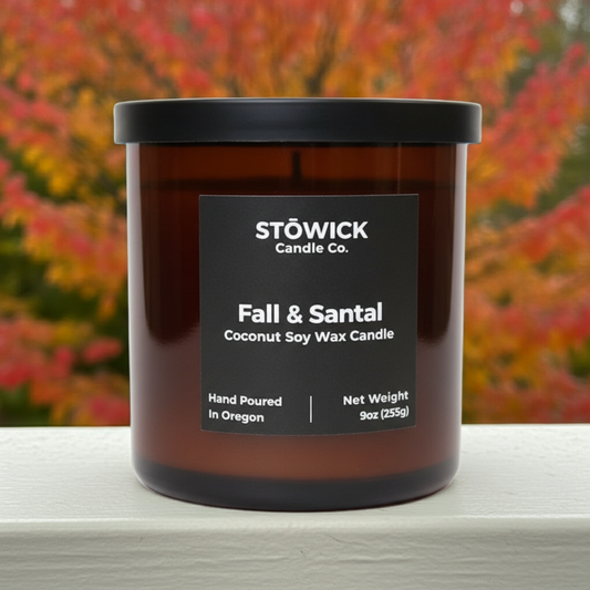 Fall And Santal Tumbler Candle