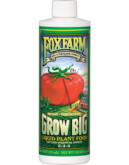 FoxFarm Grow Big Fertilizer 6-4-4  - Concentrate