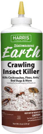 Harris Diatomaceous Earth Crawling Insect Killer, 8 oz