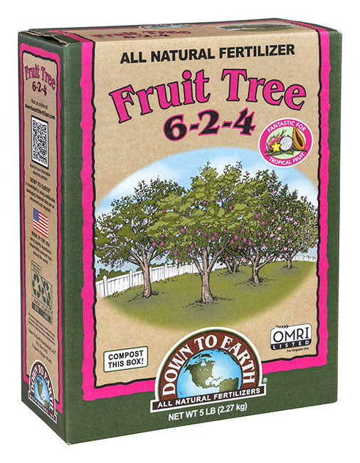 Down to Earth™ Fruit Tree 6-2-4  OMRI Listed®  (5lb)