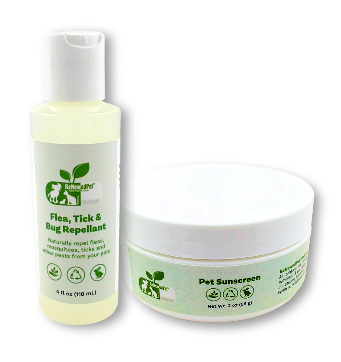 Pet OUTDOOR SAFETY KIT/ Sunscreen & Flea/Tick/Bug Repellent