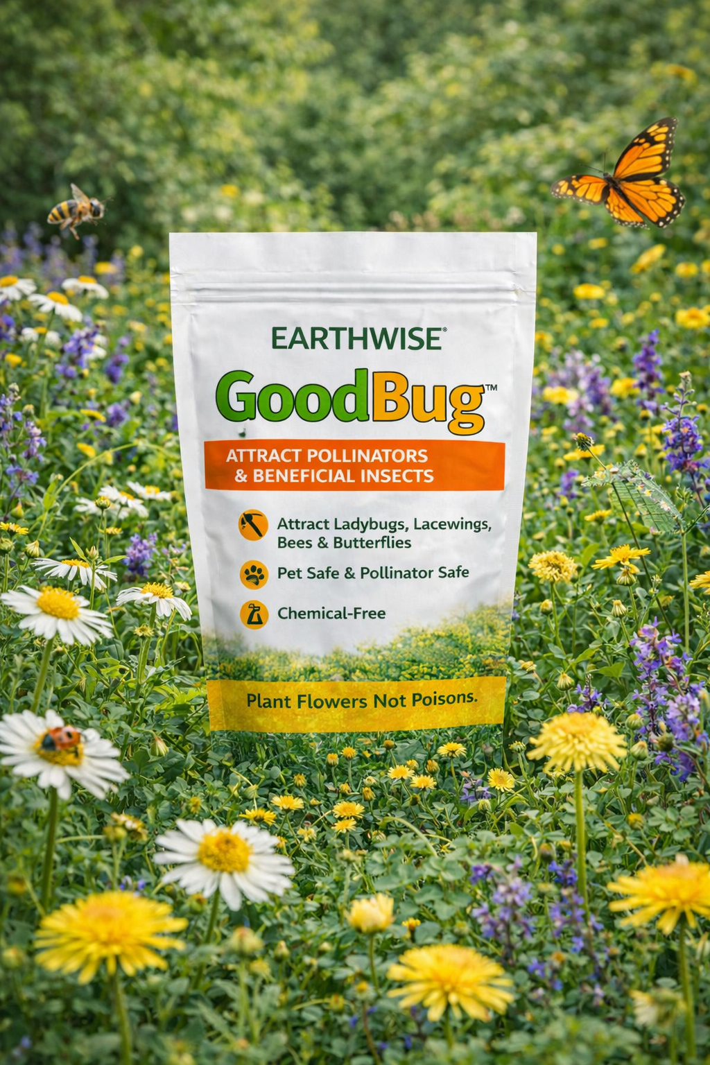 GoodBug™ Wildflower Seed Mix A Natural Way to Fight Garden Pests—Without Chemicals