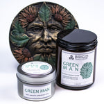 Green Man Soy Wax Candle - Moss, Rainwater, Old Growth Forests, and White Musk