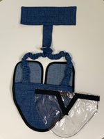 Hen Holster Bird Diaper/Harness (chicken diaper, duck diaper, pigeon diaper with Removable Vinyl Liner)