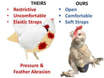 Hen Holster Chicken Diaper Harness with Permanent Sewn-in Liner (Duck Diaper, Goose Diaper, Parrot Diaper)