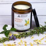 Herbal Blend Soy Wax Candle - Frankincense, Rosemary, and Myrtle