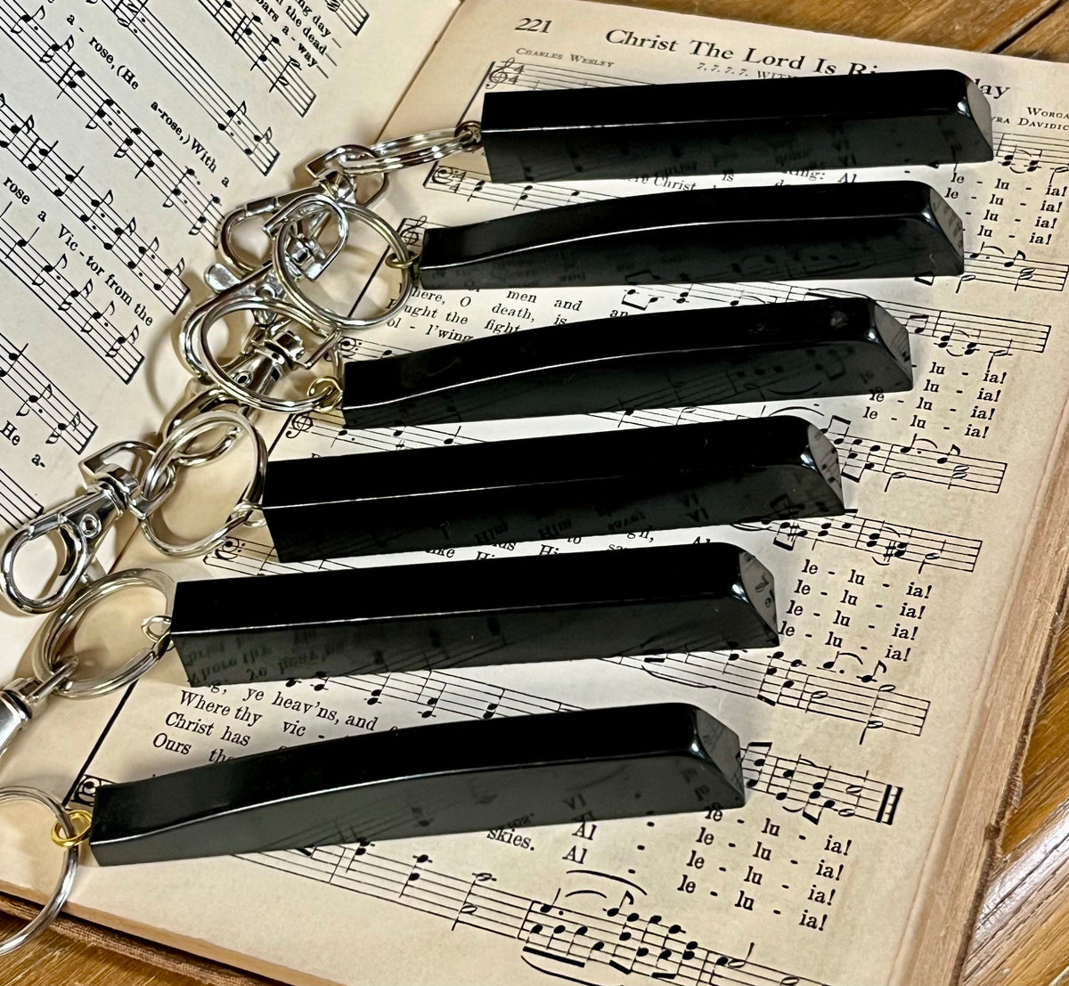 Piano Key Keychain