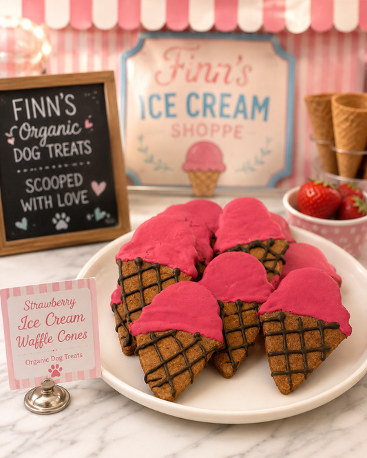 Ice Cream Organic Dog Cookies