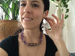 Handmade Monstera Leaf Hoop Earrings: Brass Tropical Jewelry
