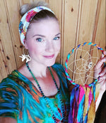 Handmade Unicorn Hoop Earrings: Aluminum or Copper