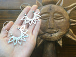 Handmade Sunflower Earrings: Aluminum , Copper, or Brass