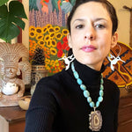 Handmade Hummingbird Hoop Earrings: Aluminum Bird Jewelry