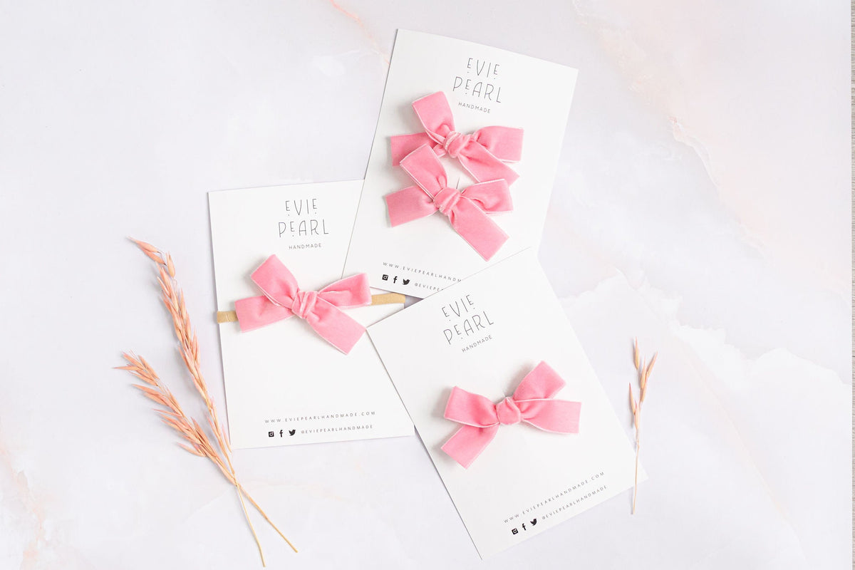 Classic Mini Velvet-Posey Pink