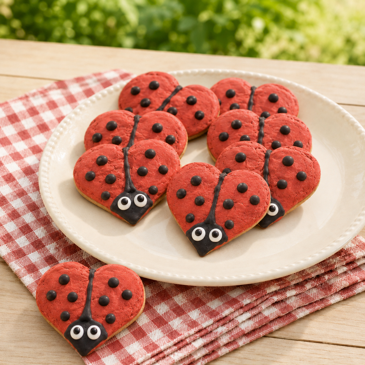Ladybug Organic Dog Cookies
