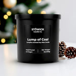Lump of Coal Tumbler Candle