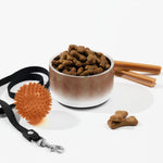 Sebastian & Clementine Brown Swirls Pet Bowl